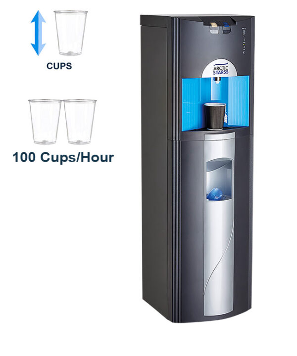 active arctic star 55 cold and ambient floor standing water cooler