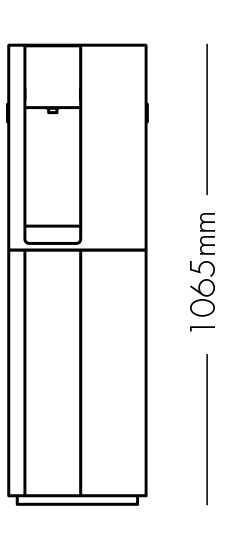 Active B&O B3.2 Floor standing water cooler height diagram