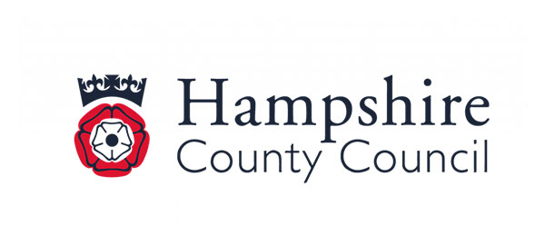 Hampshire County Council Logo on white background