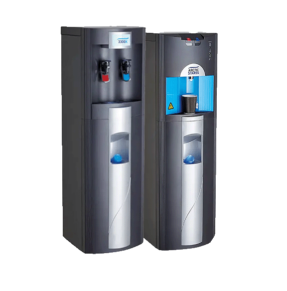 2 Water Coolers representing Installation options